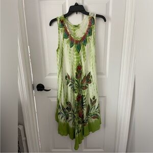 Boho Tie-dye Dress/ Cover-up, OSFA